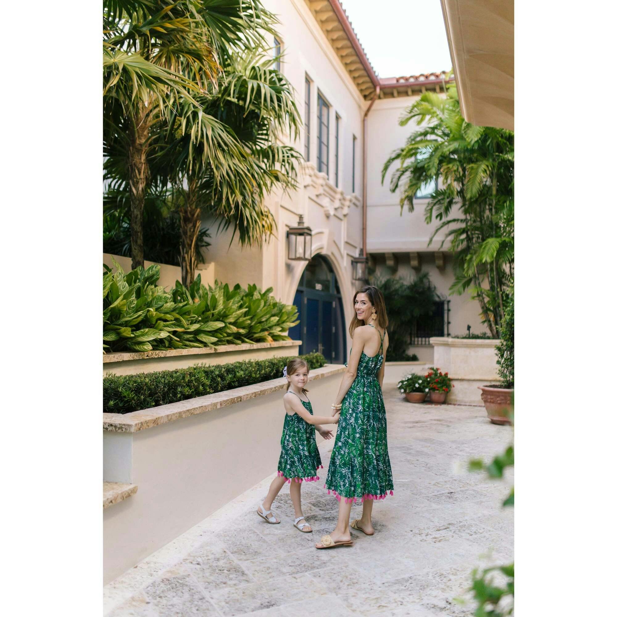 Mini Palm Chantal Dress, Florals