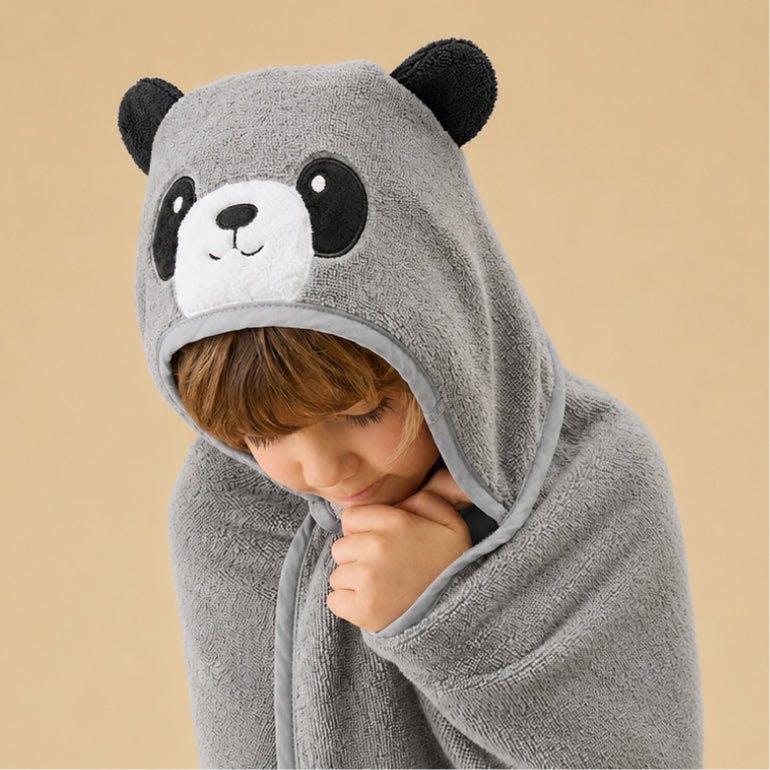 Panda Baby & Kids Hooded Bath Towel