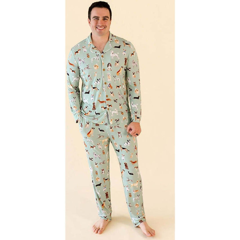 Posh Puppies Men's Luxe Pajama Pant Set
