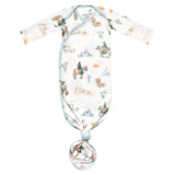 Newborn Knotted Gown - Boone