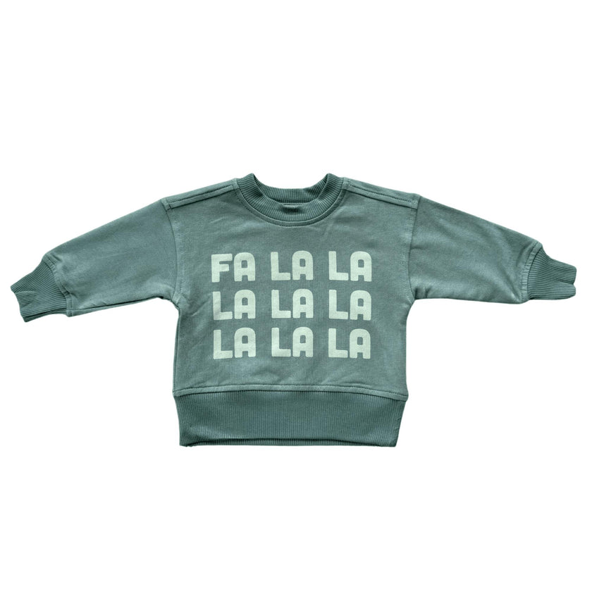 Boys Boxy Sweatshirt in Fa La La La