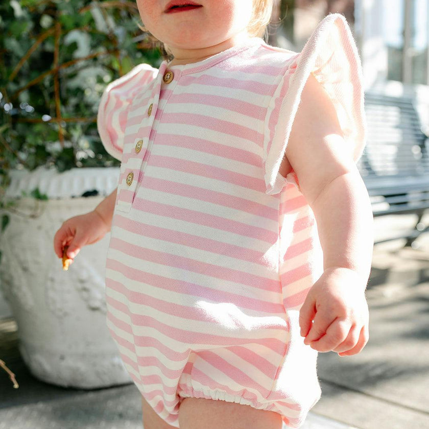 Hannah Bubble - Pink & White Stripe