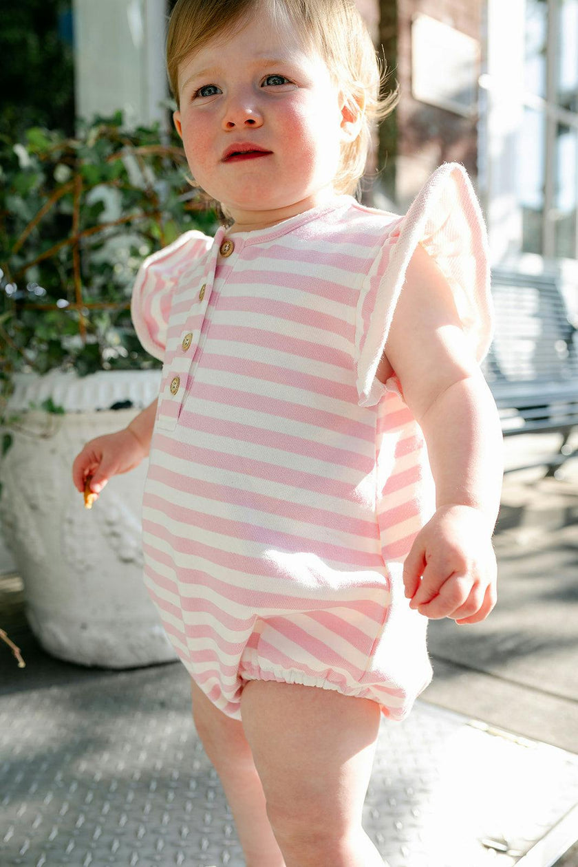 Hannah Bubble - Pink & White Stripe