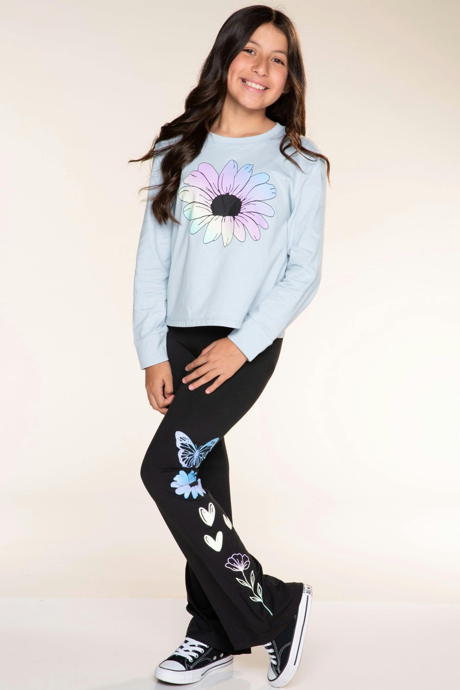 Washed Cotton Long Sleeve Easy Tee