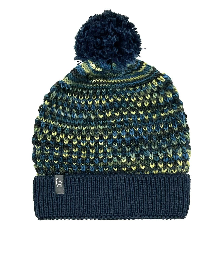 Kids Speckle Pom Pom Beanie