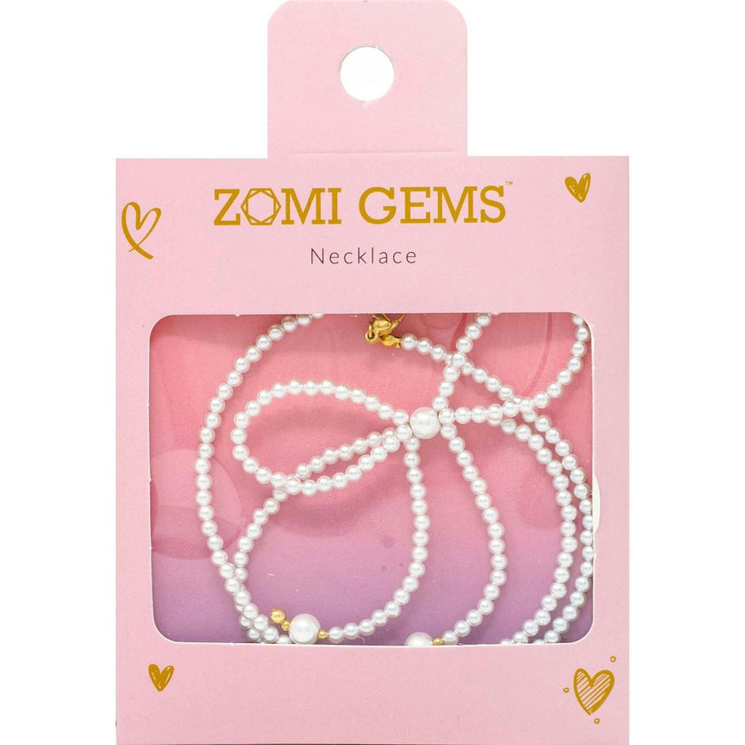 Pearl Bow Necklace