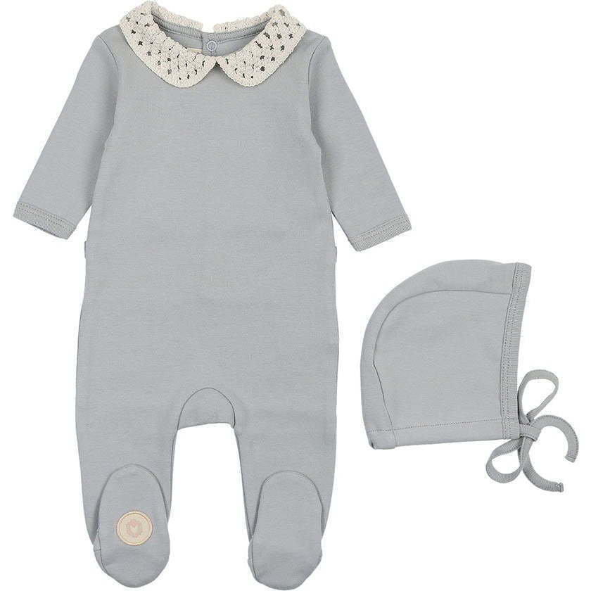 Touch of Crochet Footie & Hat Set