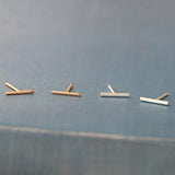 Bar Dash Stud Earrings