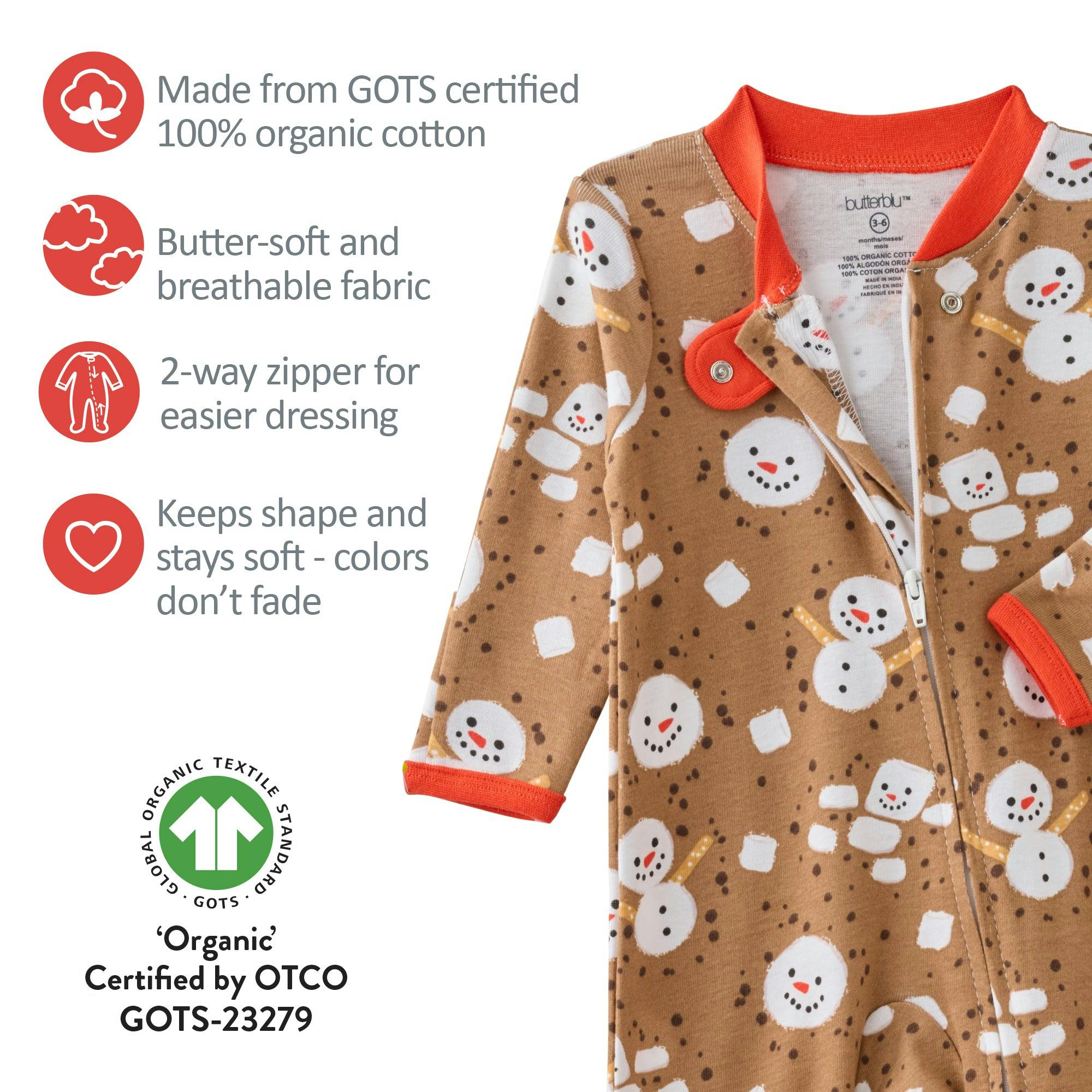 SCOUT Sleep & Play Baby Boys Pajamas