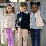 Navy Corduroy & Shearling Jacket