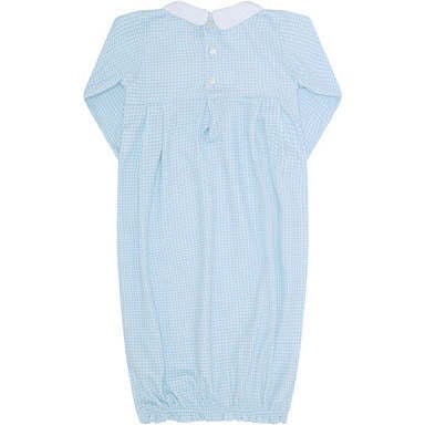 Gingham Smocked Gown