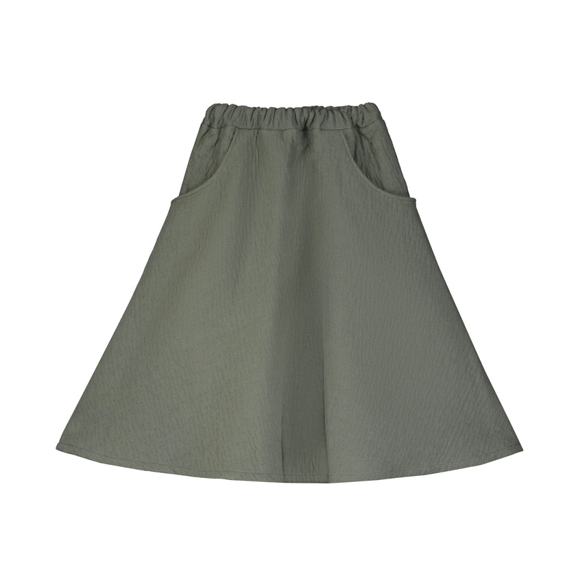 Dune Circle Skirt Dark Green