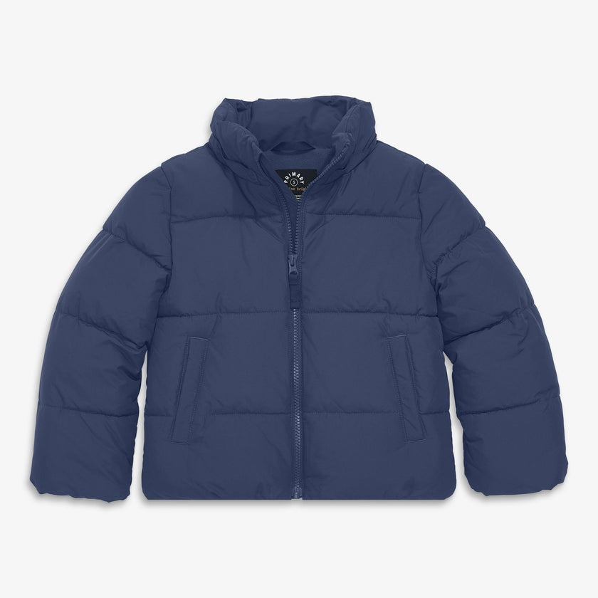 Kids fleece-lined puffer jacket