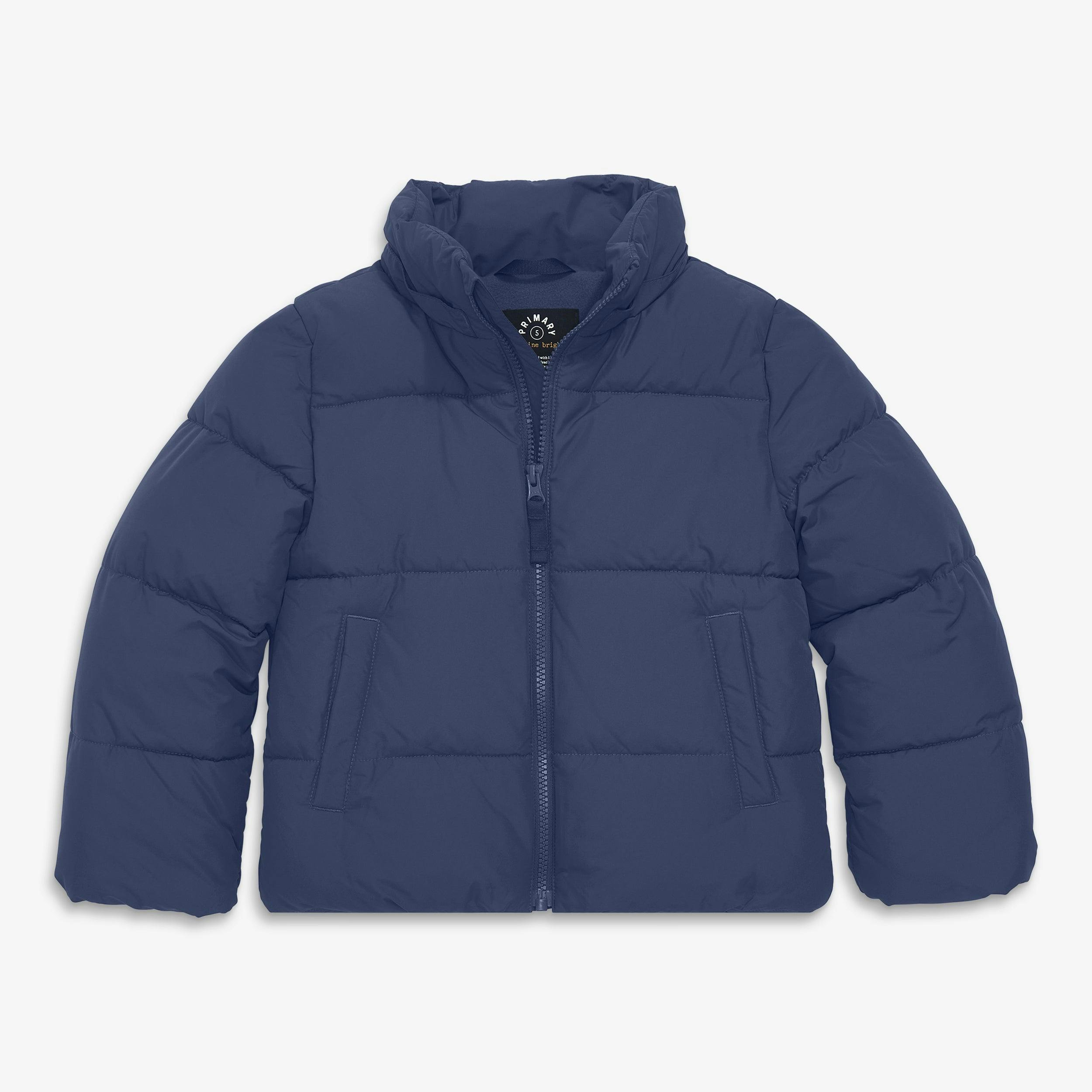 Kids fleece-lined puffer jacket