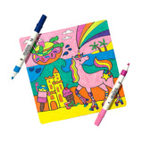 Colortopia Color By Number Paint Marker Kit - Unicorn Funland