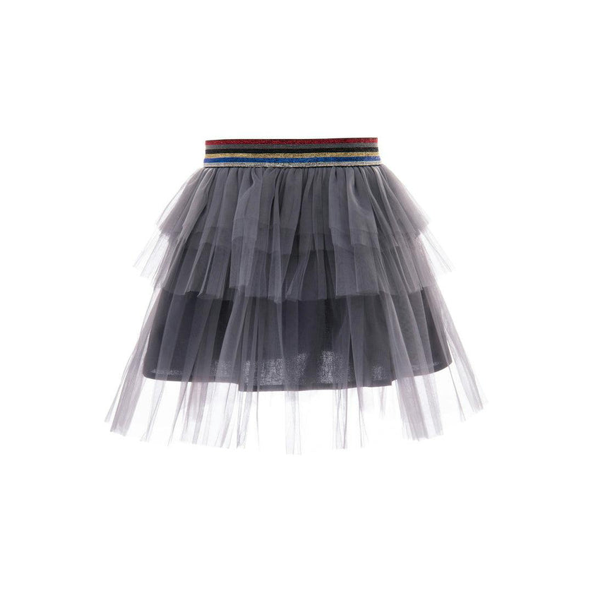 Grey Mini Tutu Skirt