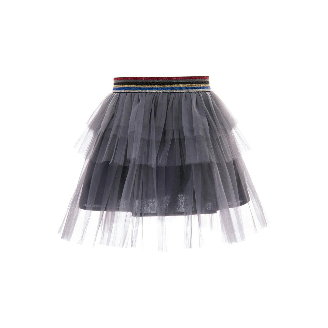 Grey Mini Tutu Skirt