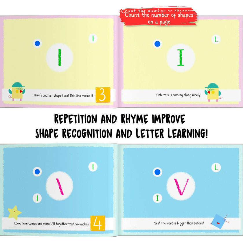 Letters, Numbers & Me (personalized Eary Learning Book)