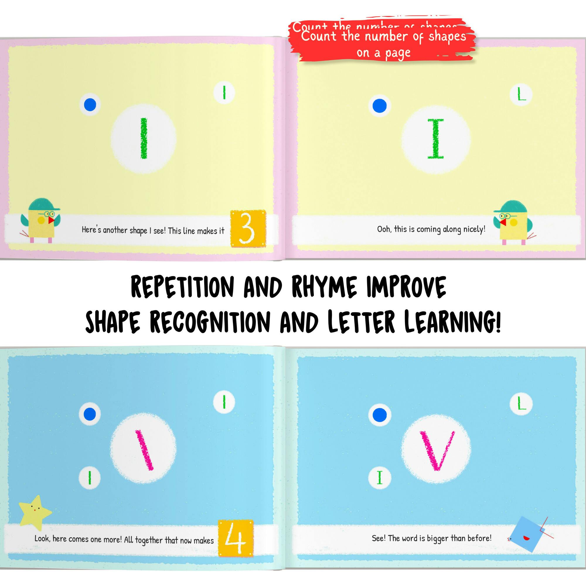 Letters, Numbers & Me (personalized Eary Learning Book)