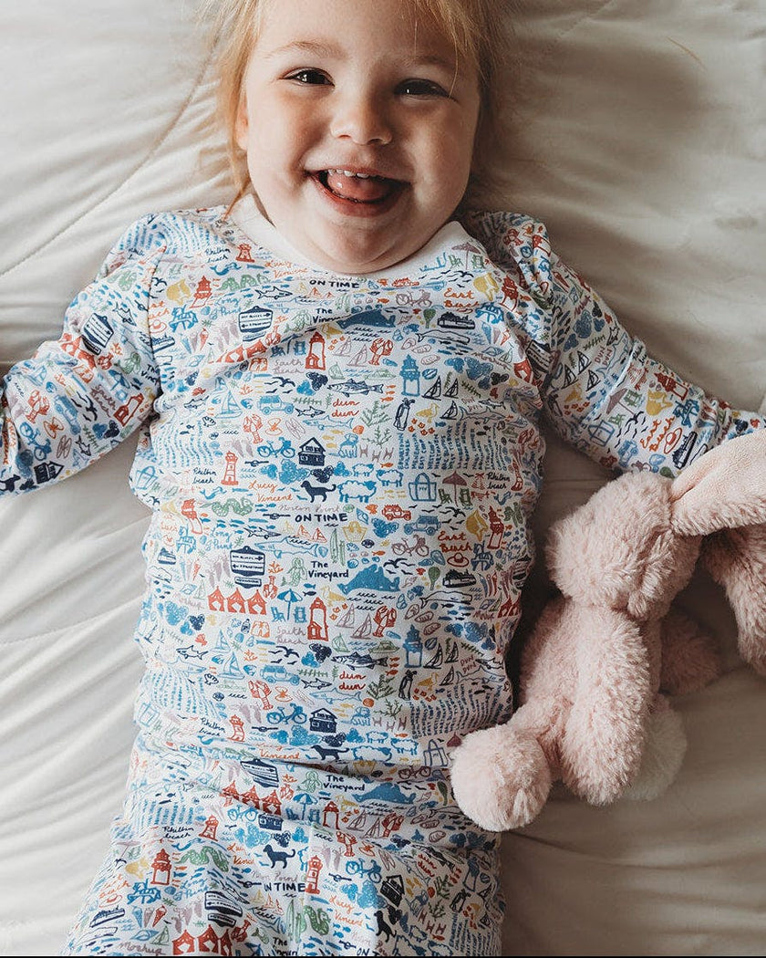 Martha's Vineyard Two Piece Kids Pajamas
