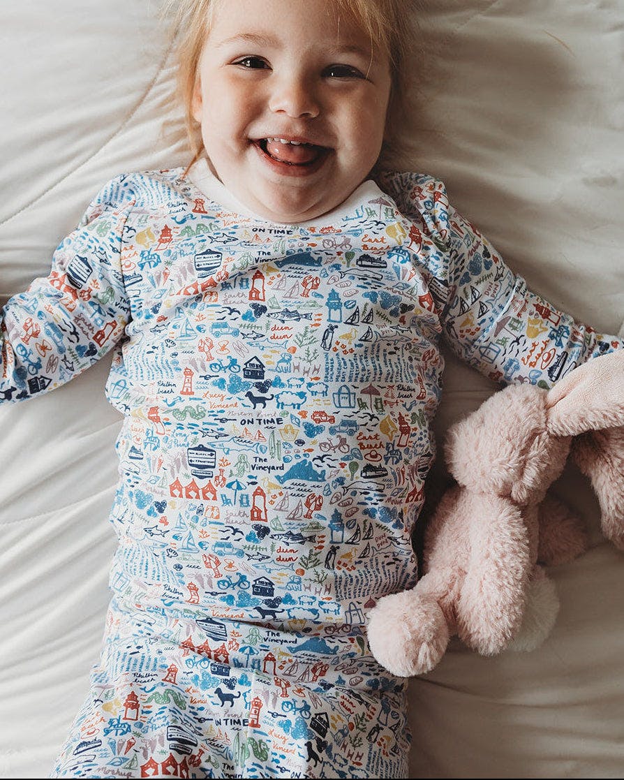 Martha's Vineyard Two Piece Kids Pajamas