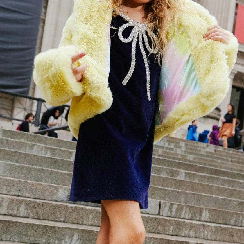 Velvet Bow Princess Dress