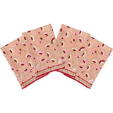 La Leccia Napkin (Set of 4) in Dark Pink