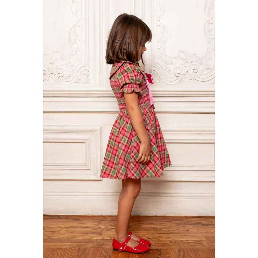 Mini Alice Dress in Rosewood Tartan