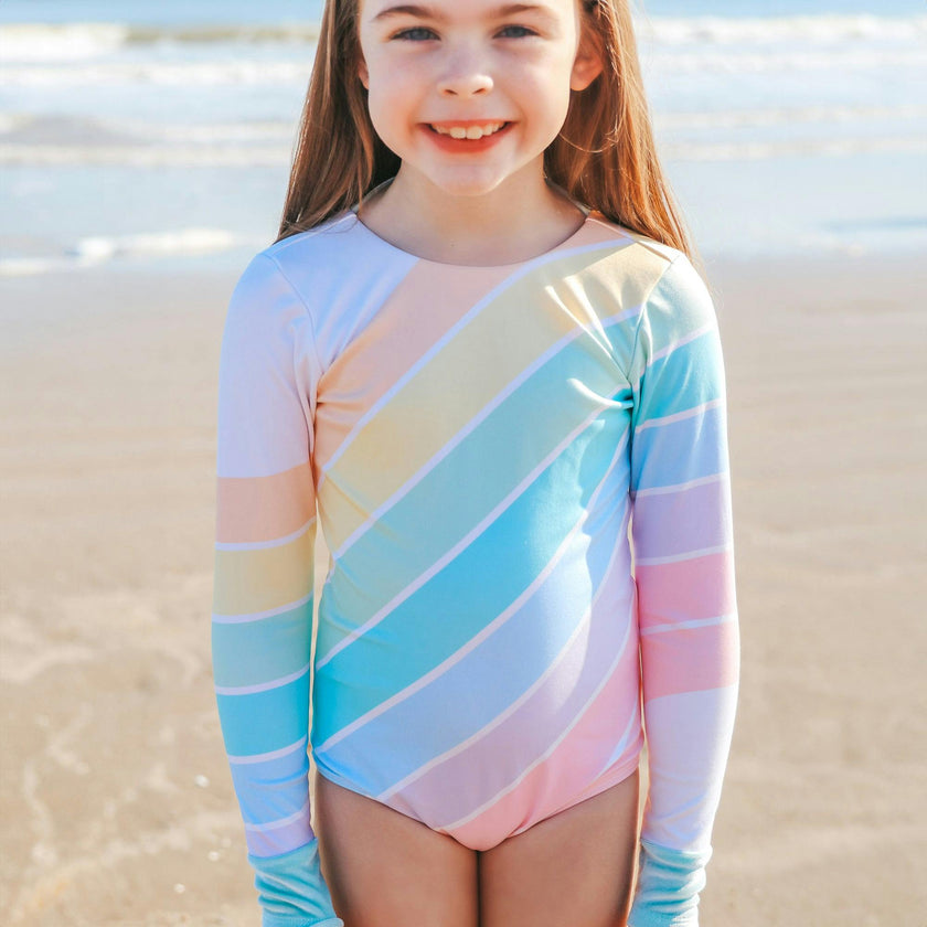 West Coast Rainbow One Piece Long Sleeve
