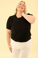 Lila Top in Black