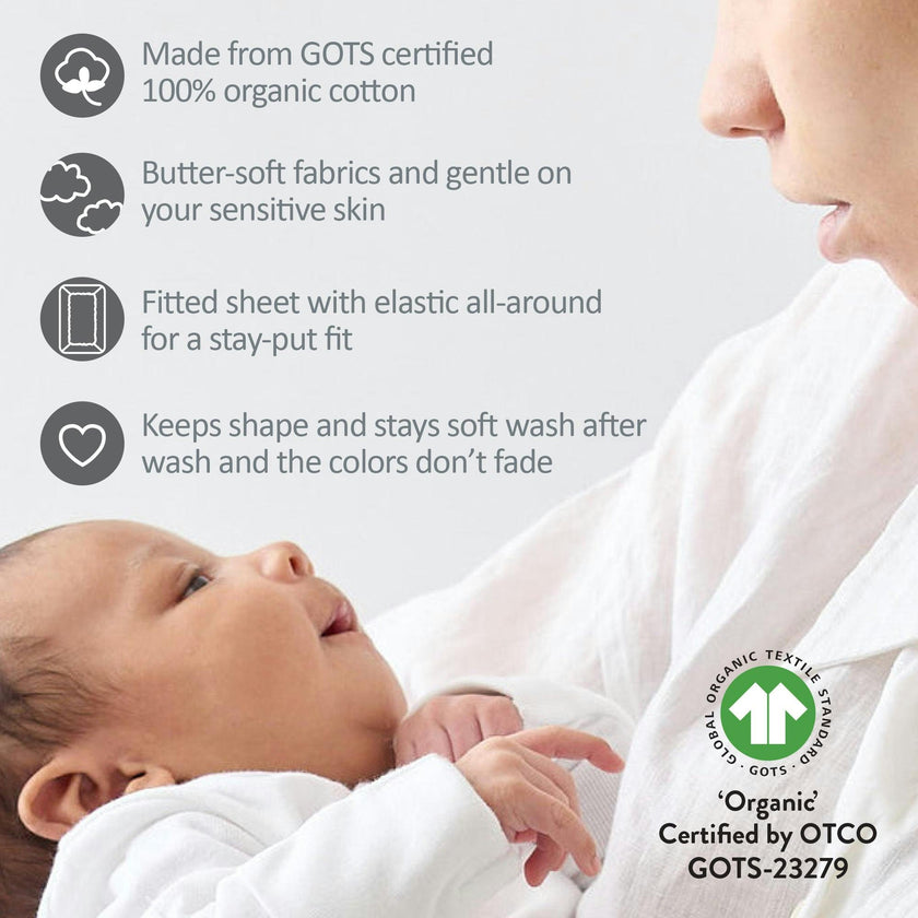 FRANKIE Fitted Crib Sheet