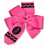 Crayon Back-to-School Hair Bow