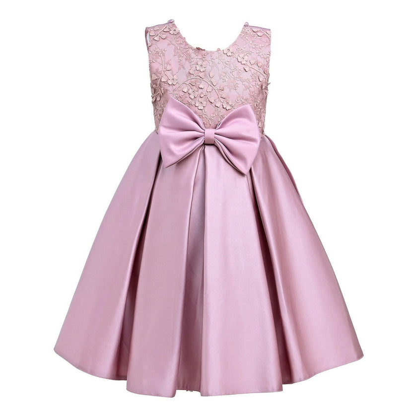 Pink Hampton Double Bow Dress
