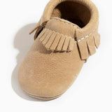 Weathered Brown Moccasin Baby Shoe