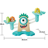 Monster Math Balance Scale W/ Monster Family Figures