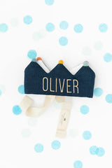 Navy Custom Birthday Crown