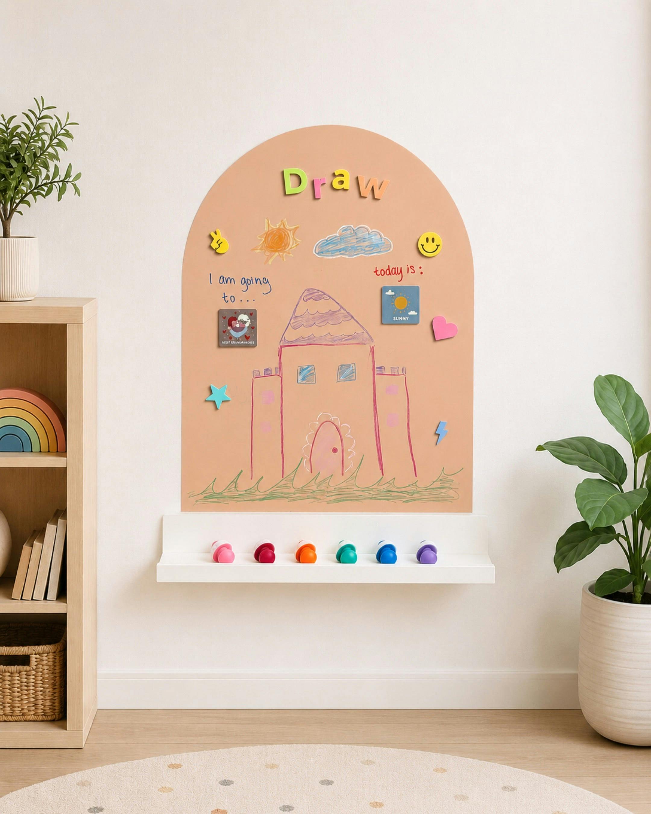 Mushroom Chalk Crayons for Magic Playwall