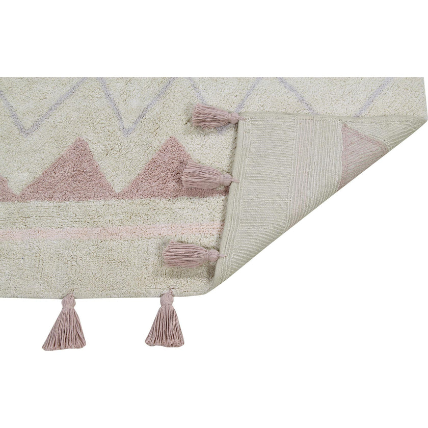 Azteca Natural Washable Rug, Multi