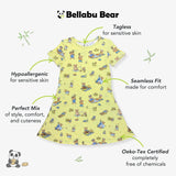 Teddy Picnic Girls' Short Sleeve Dress