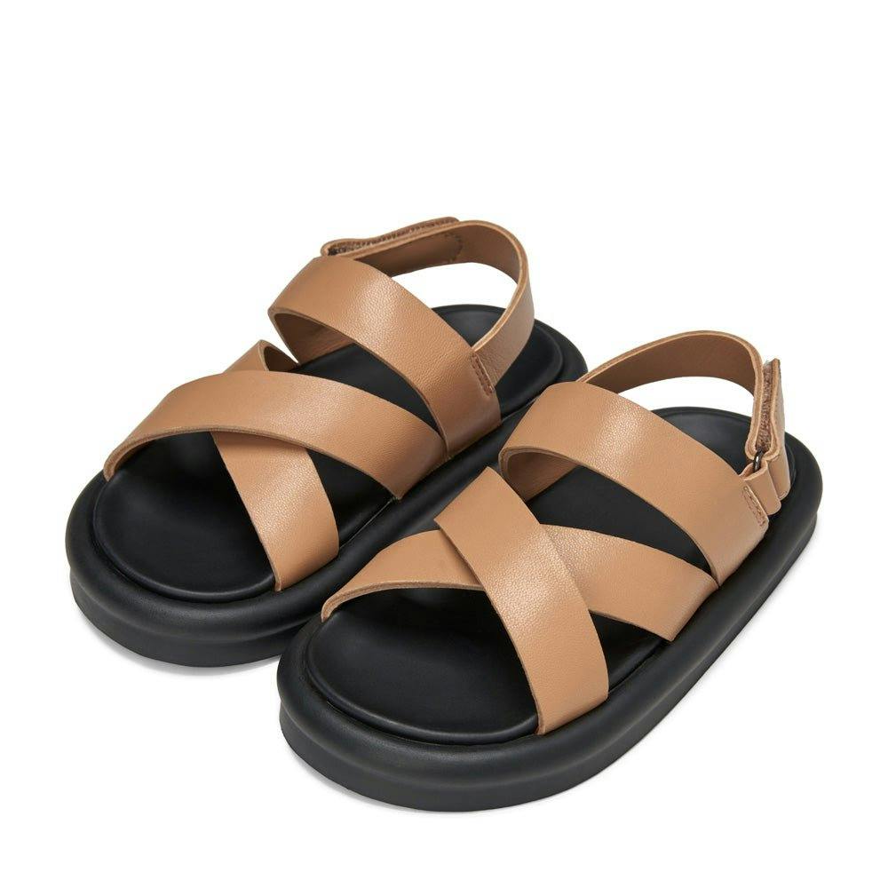 Rick Velcro Strap Leather Sandals