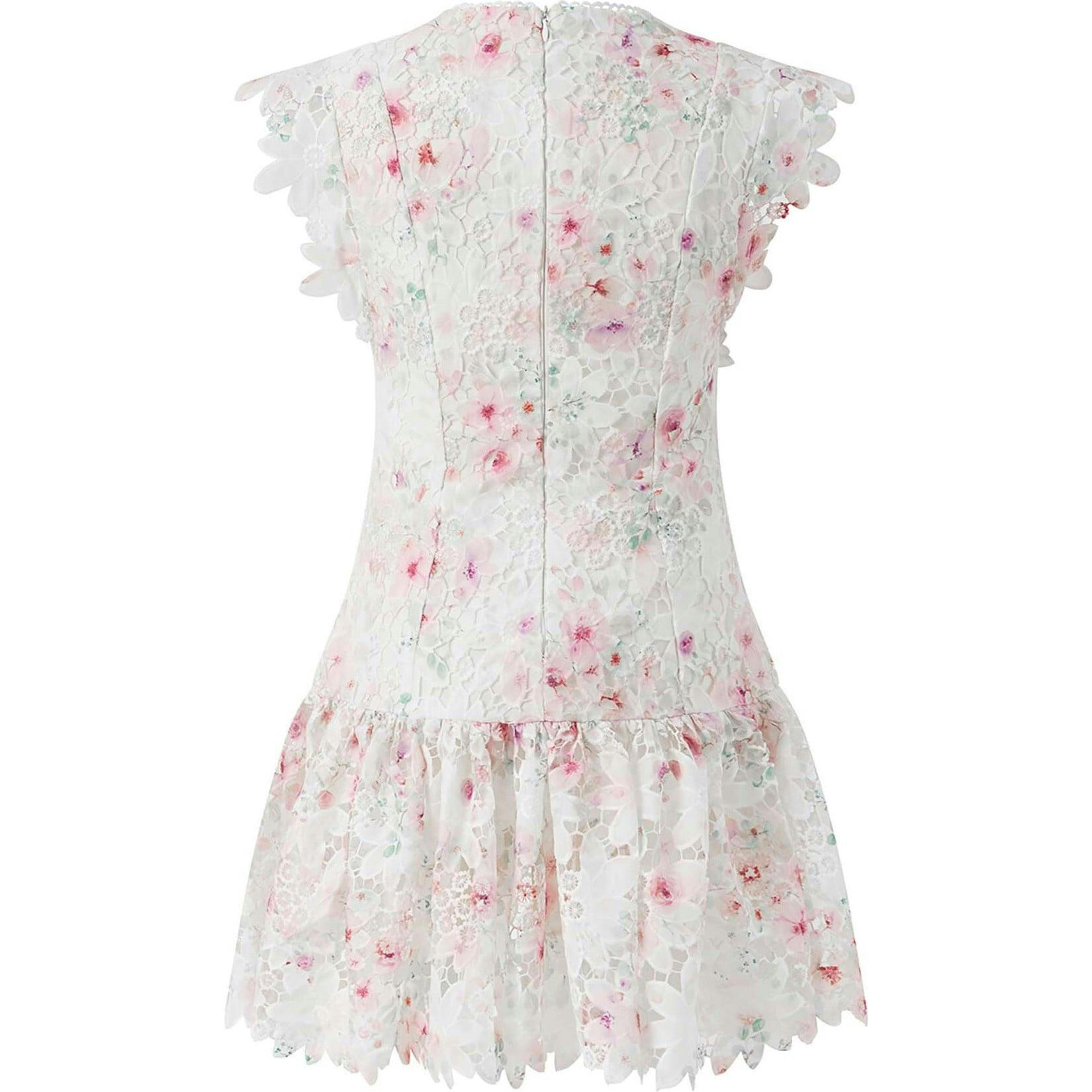 Belle Embroidered Mini Dress