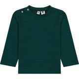 Henry Boys Striped Button Shoulder Long Sleeve Tee, Stripes