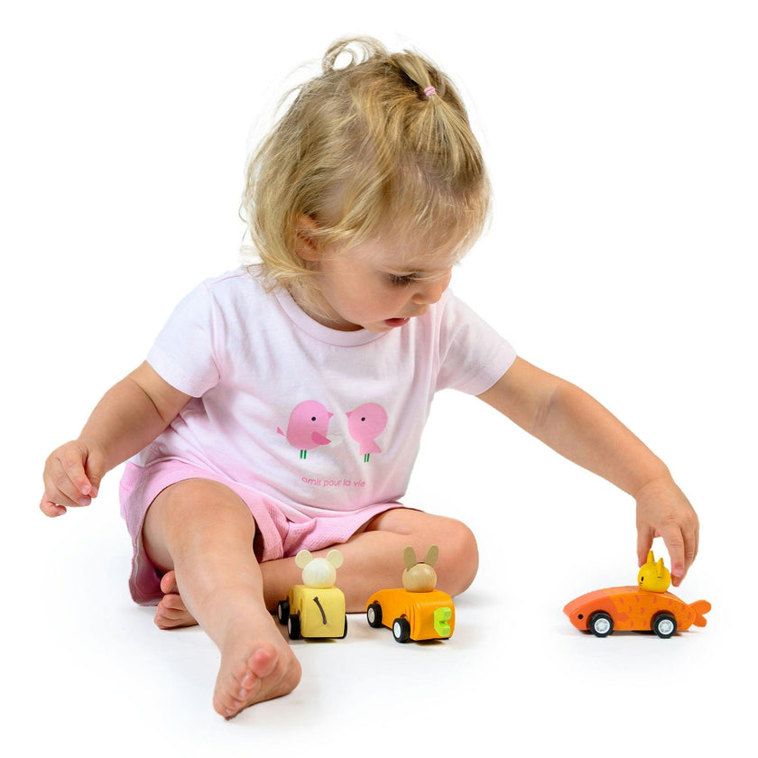 Animal Friends Racing Cars