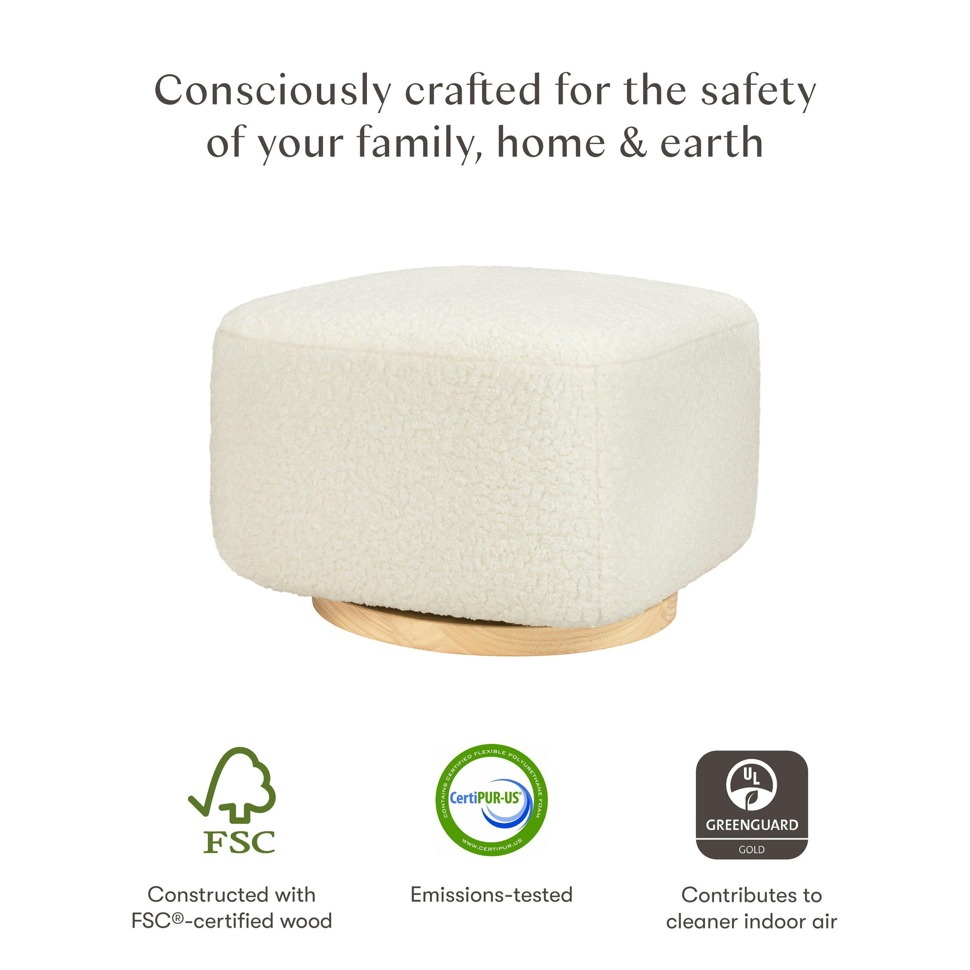 Babyletto Kiwi Gliding Ottoman