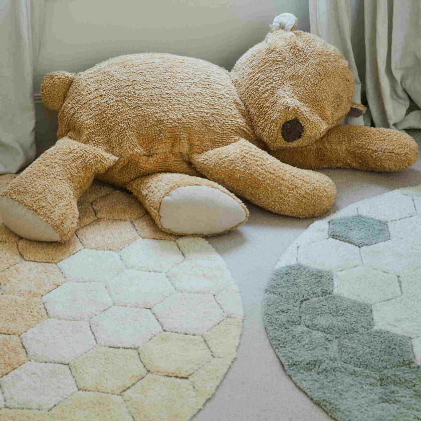 Washable Rug Round Honeycomb - 4' 7"