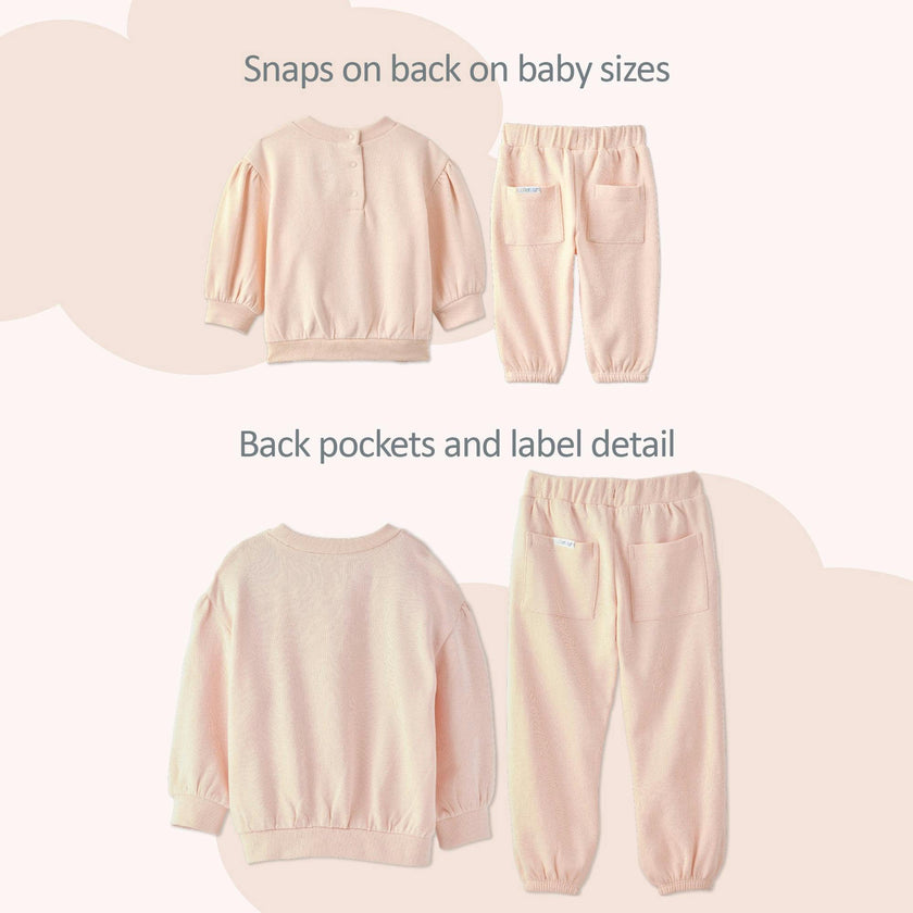 CARI 6-Piece Puff Sleeve Sweatsuit