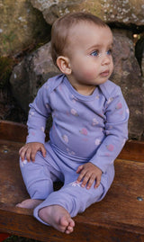 Organic Cotton Evolutive Pants Violet