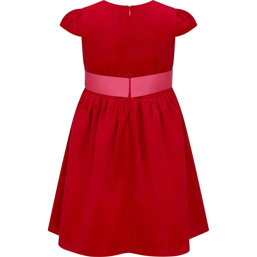 Lilibet Velvet & Satin Party Dress