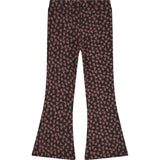 Heart Print Flare Leggings