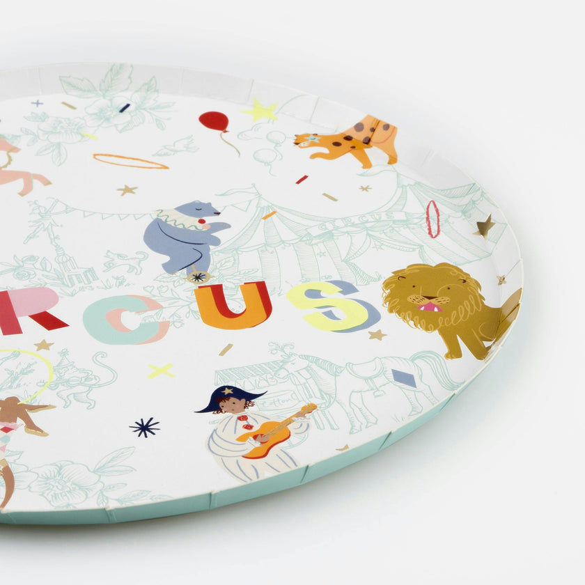 Circus Dinner Plates